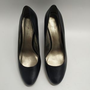 BANDOLINA women black heel shoes 9M